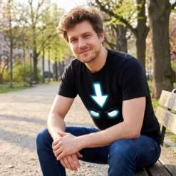 Spirit T-Shirt für Avatar Aang Fans schwarz