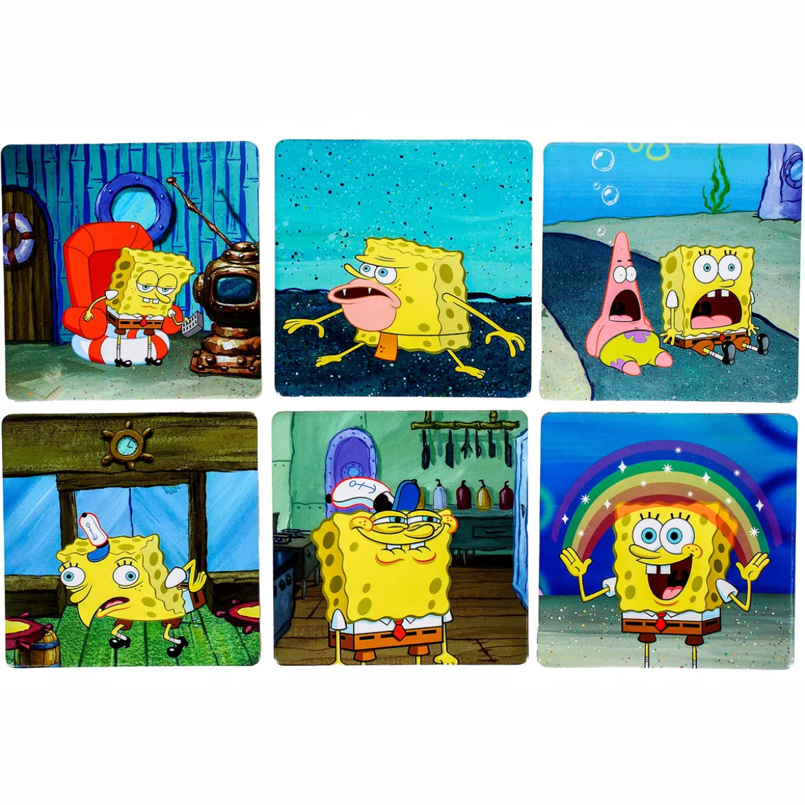 SpongeBob - Bikini Bottom Untersetzer 6er Set