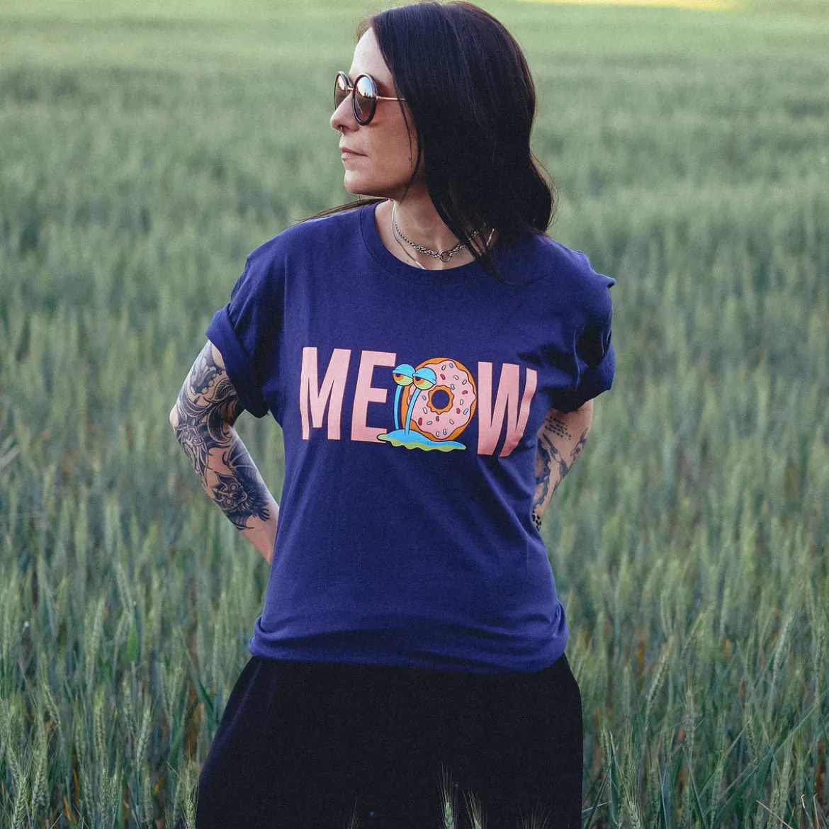 SpongeBob - Gary Meow T-Shirt blau