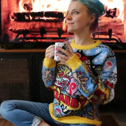 SpongeBob - Krabby Christmas Strickpullover