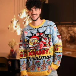 SpongeBob - Krabby Christmas Strickpullover