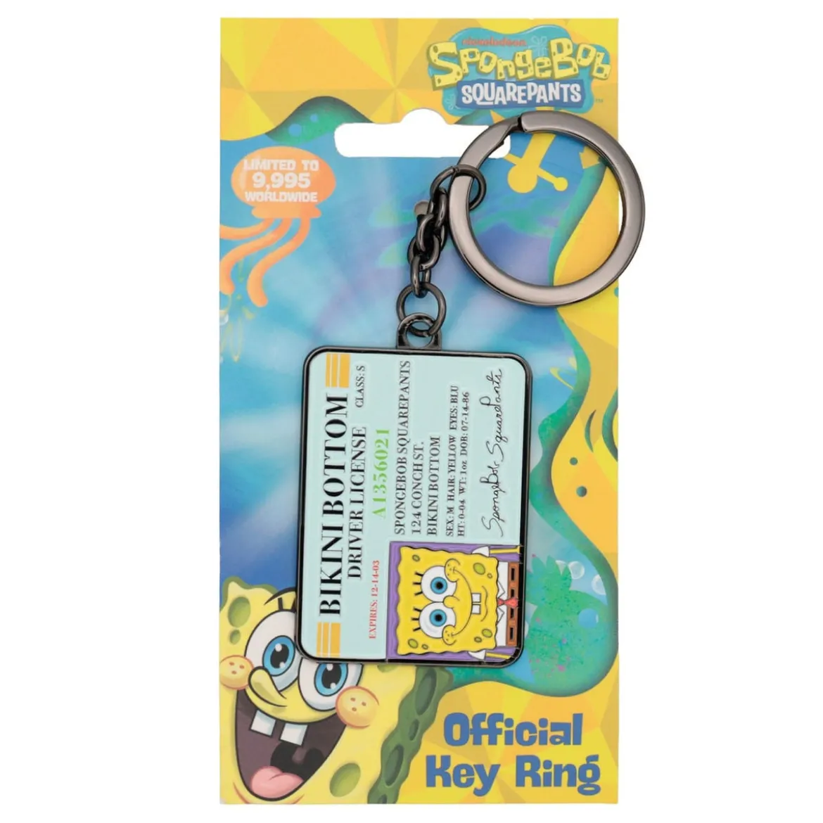 SpongeBob Schwammkopf Schlüsselanhänger Driver License Limited Edition