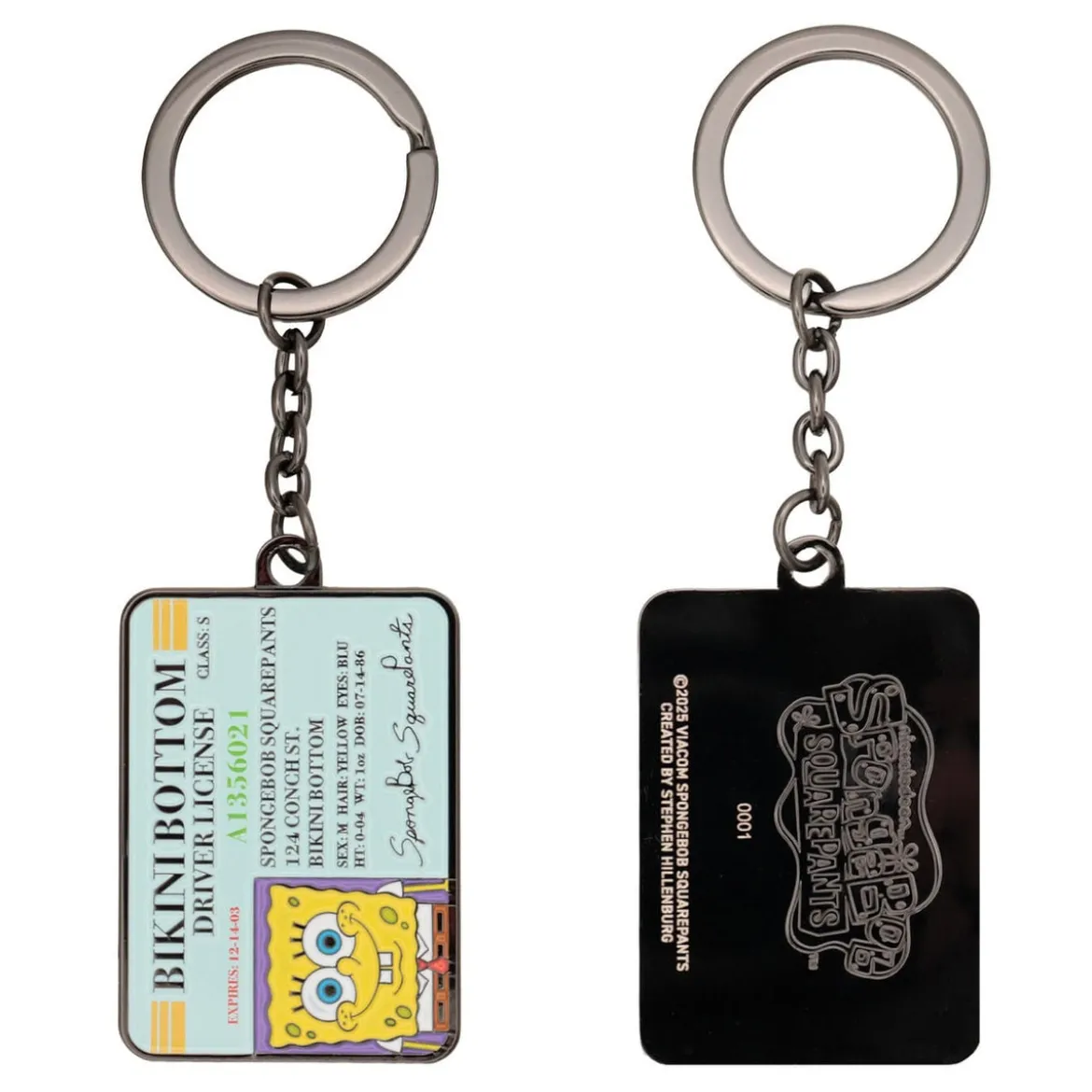 SpongeBob Schwammkopf Schlüsselanhänger Driver License Limited Edition