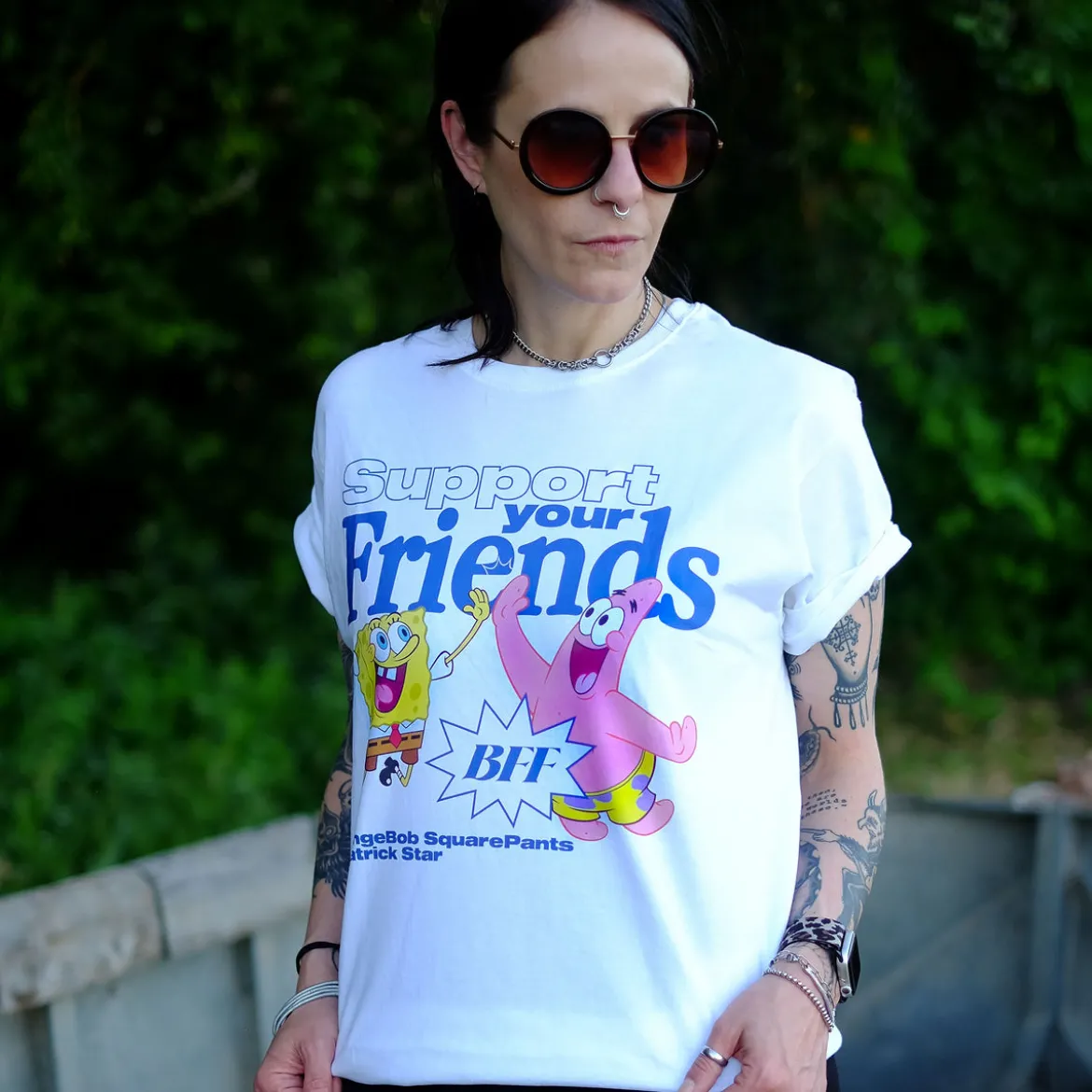 SpongeBob und Patrick Support Your Friends T-Shirt