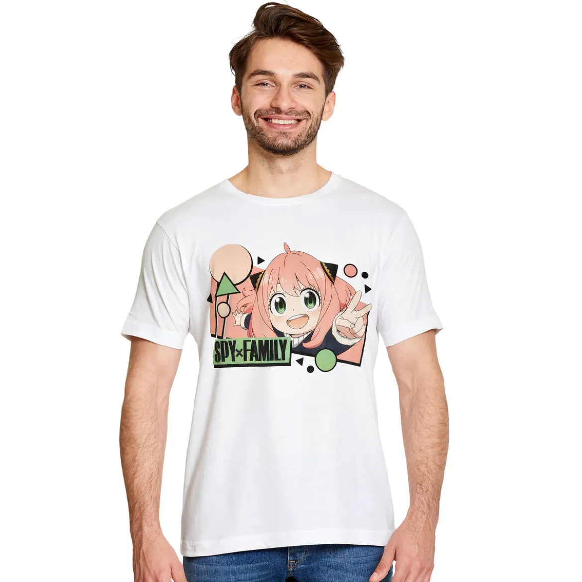 Spy x Family - Anya Flash T-Shirt weiß