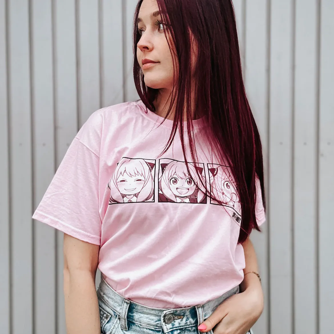 Spy x Family - Anya T-Shirt rosa