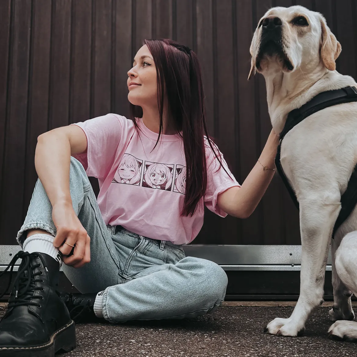 Spy x Family - Anya T-Shirt rosa
