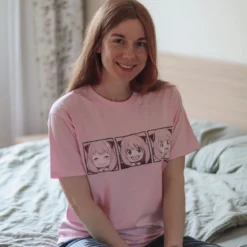 Spy x Family - Anya T-Shirt rosa