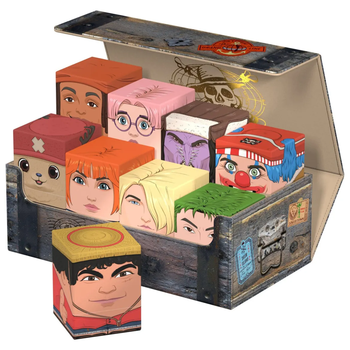 Squaroes Collectors Case 800 ONE PIECE - Wooden Chest