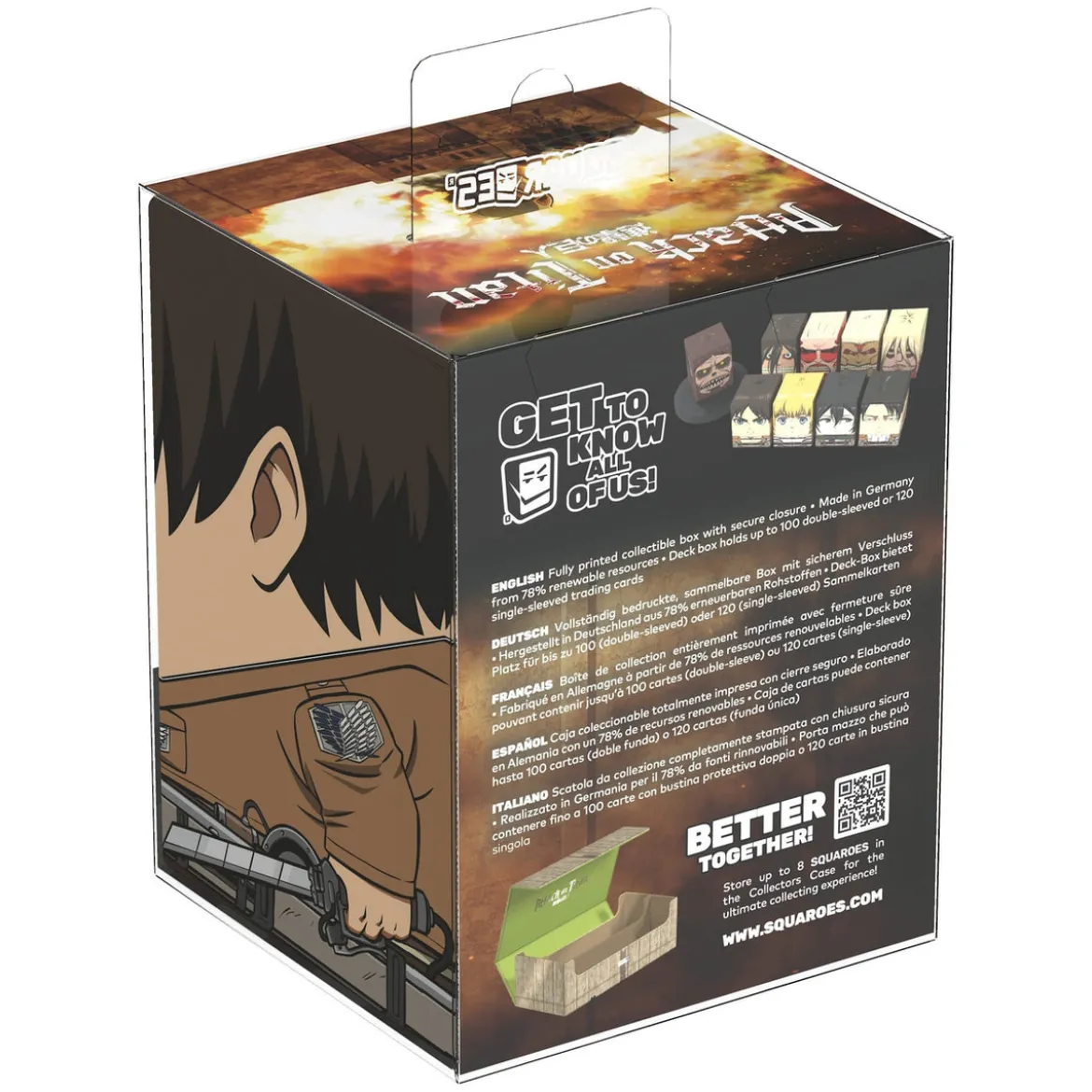Squaroes Squaroe Attack on Titan AOT001 - Eren Jäger