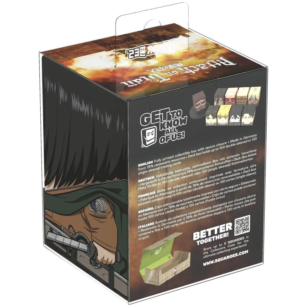Squaroes Squaroe Attack on Titan AOT003 - Mikasa Ackermann