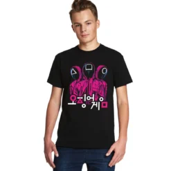 Squid Game - Guards T-Shirt schwarz