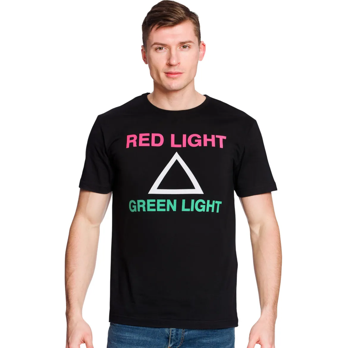 Squid Game - Red Light Green Light T-Shirt schwarz