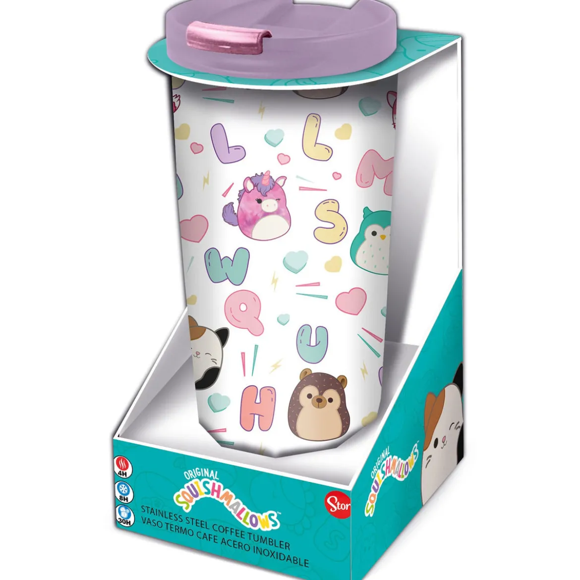 Squishmallows Edelstahl-Reisebecher Character