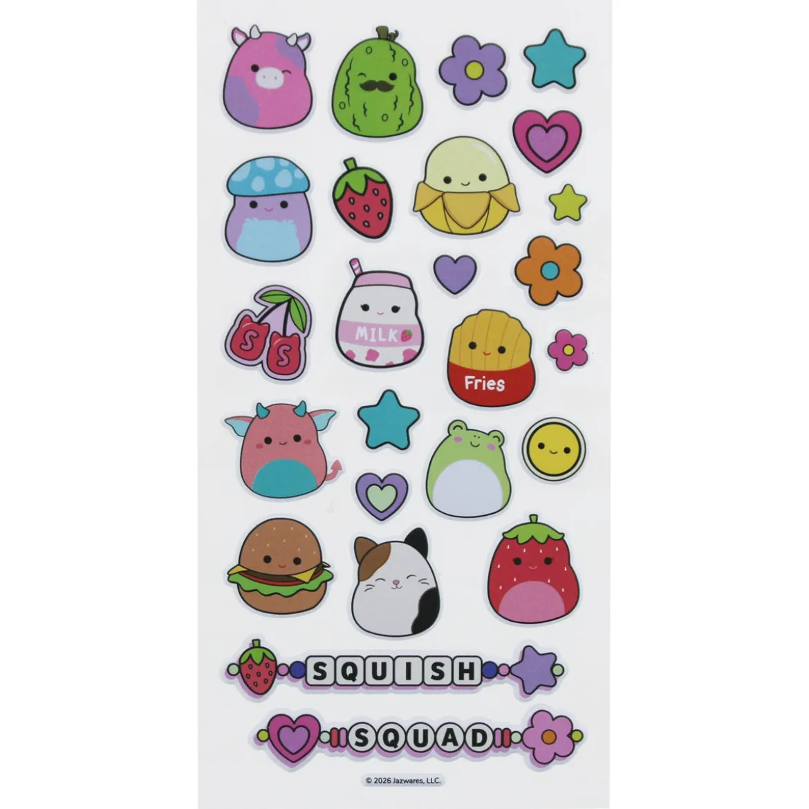 Squishmallows Sticker Set Super Puffy