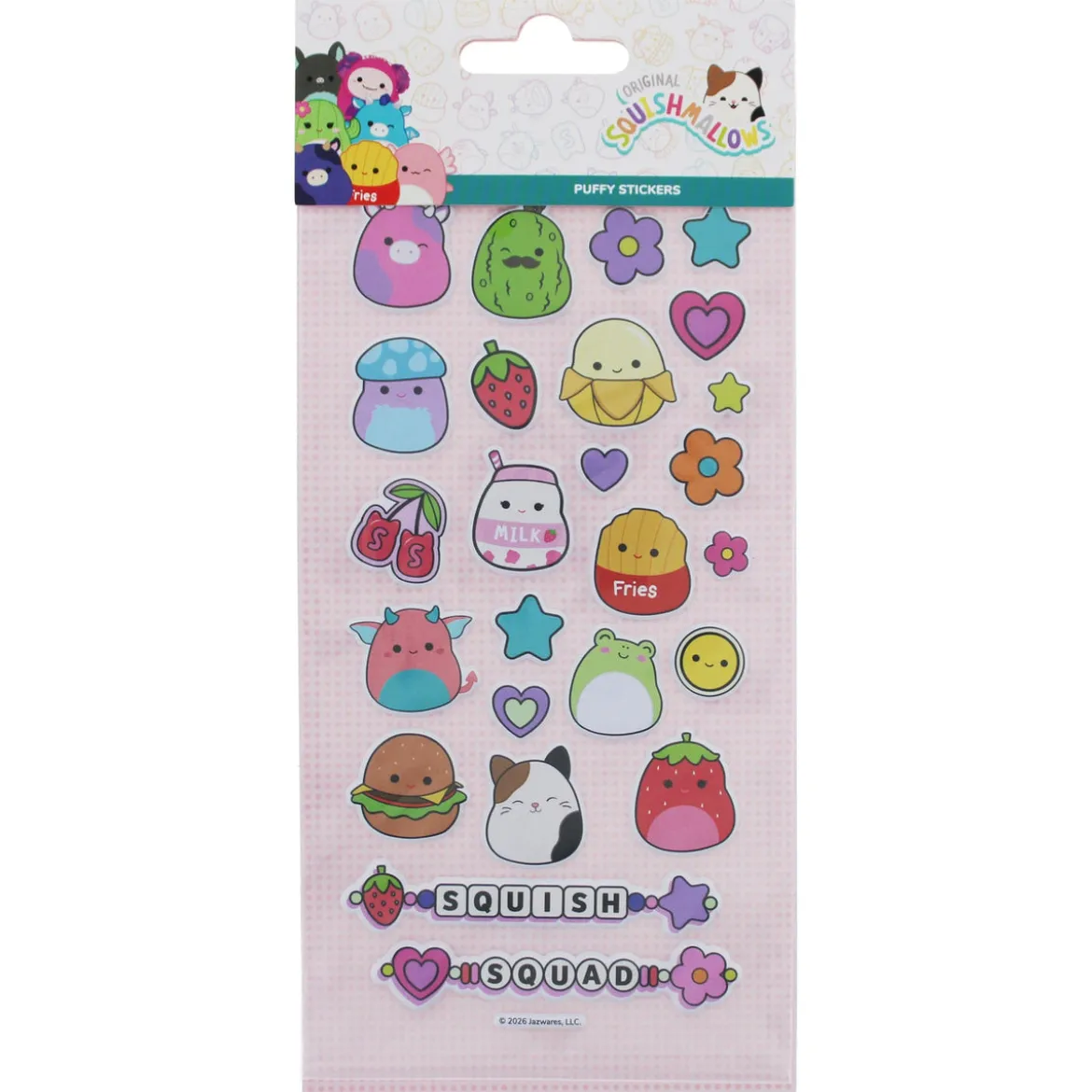 Squishmallows Sticker Set Super Puffy