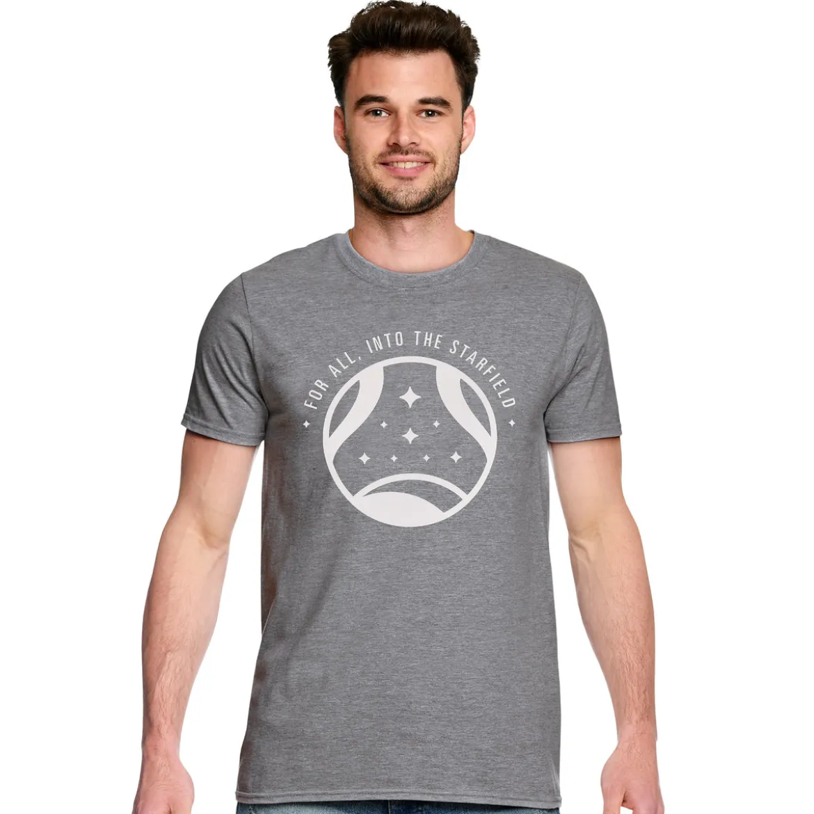 Starfield - Into The Starfield T-Shirt grau