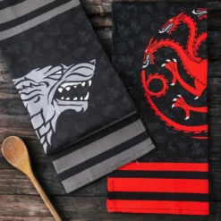 Stark und Targaryen Geschirrtücher Set - Game of Thrones