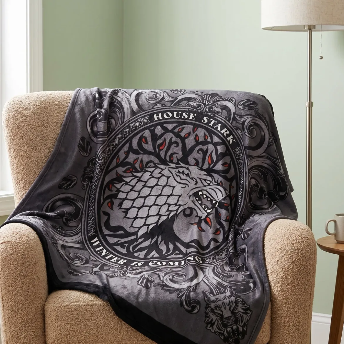 Stark Wappen Flauschdecke - Game of Thrones