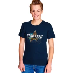 Star Trek - Discovery Logo T-Shirt blau