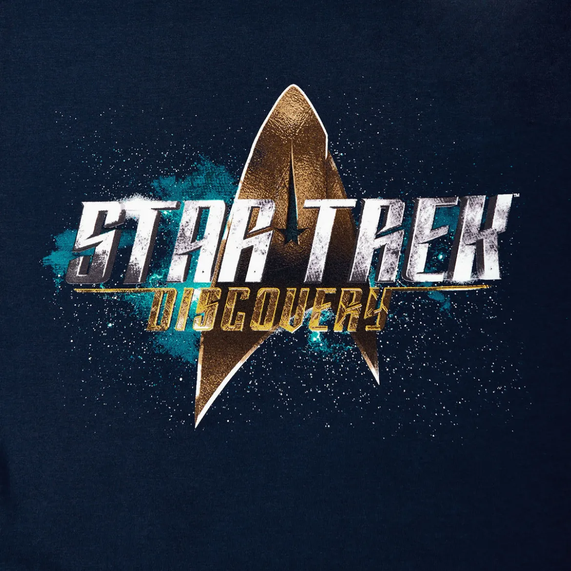 Star Trek - Discovery Logo T-Shirt blau