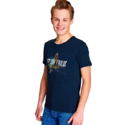 Star Trek - Discovery Logo T-Shirt blau