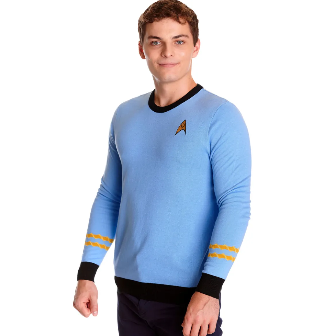 Star Trek - Mister Spock Uniform Strickpullover blau