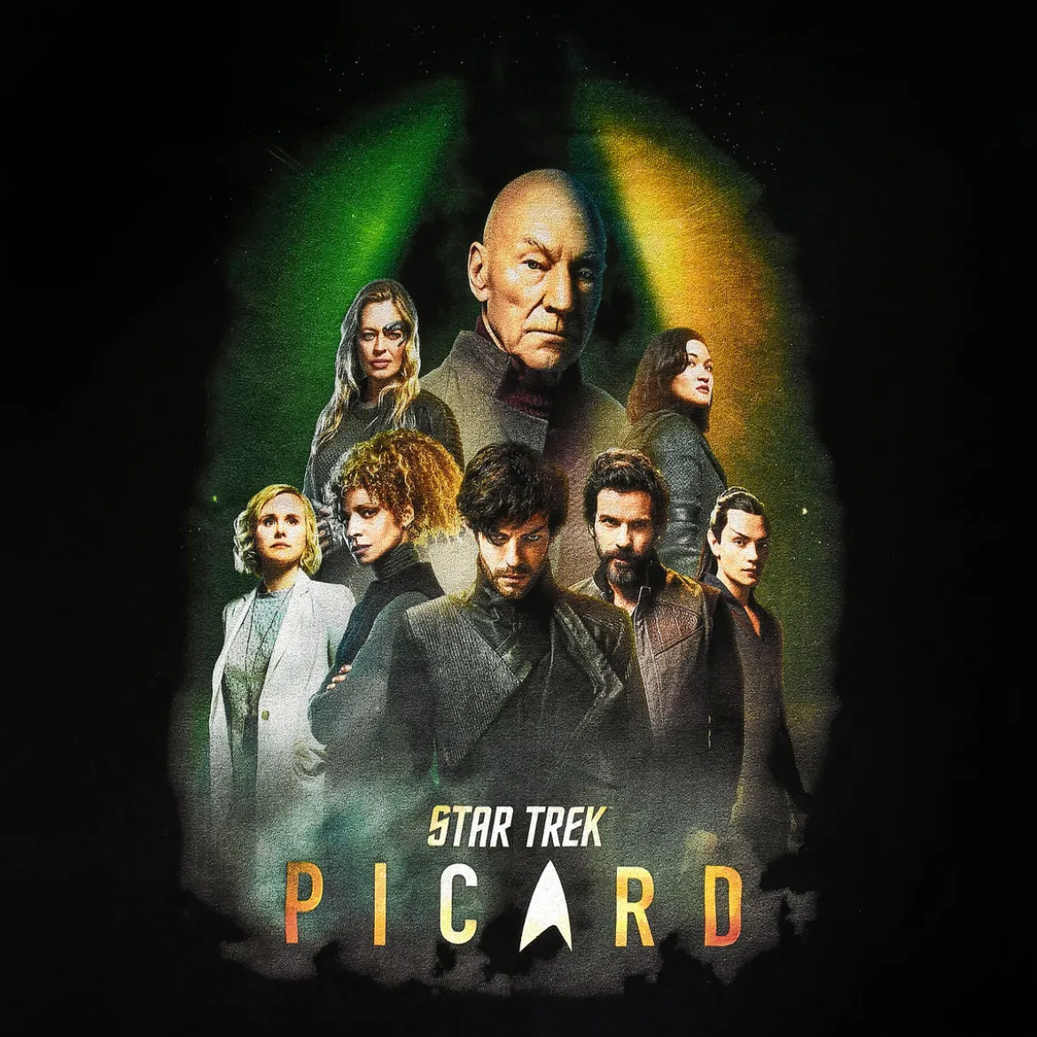Star Trek - Picard Characters T-Shirt schwarz