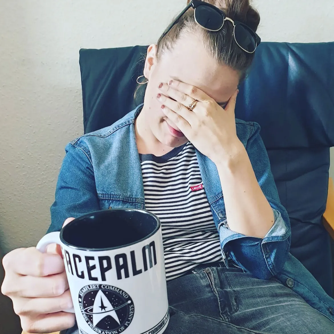 Star Trek - Picard Facepalm Tasse