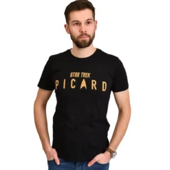 Star Trek - Picard Logo T-Shirt schwarz
