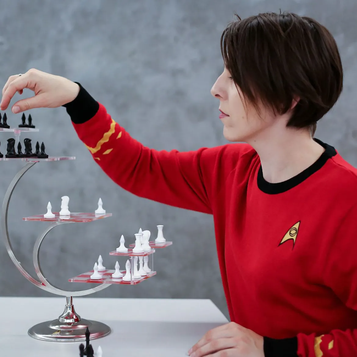 Star Trek - Scotty Uniform Strickpullover rot