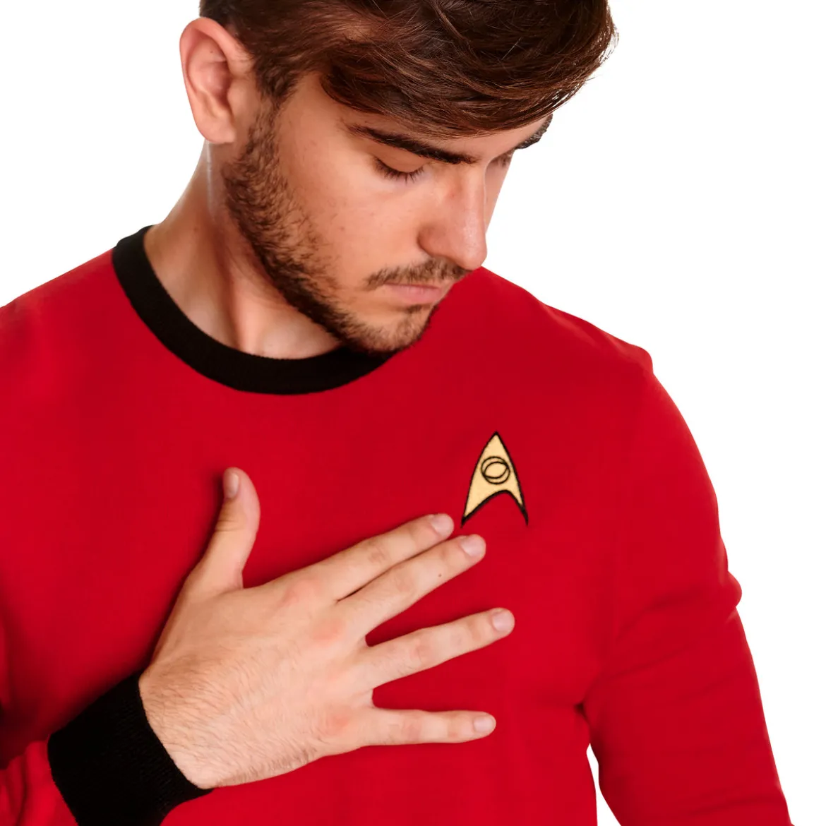 Star Trek - Scotty Uniform Strickpullover rot