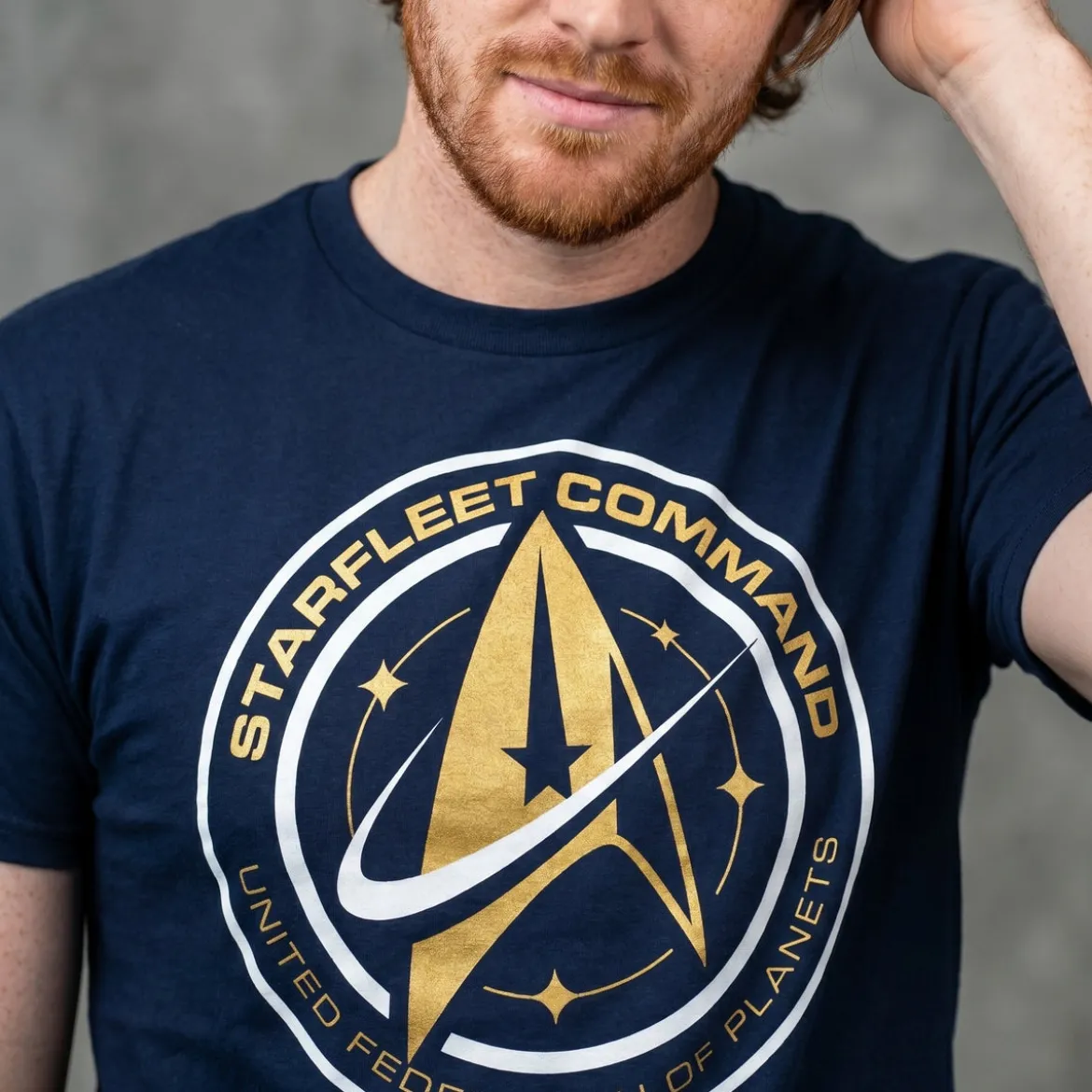 Star Trek - Starfleet Command T‑Shirt blau