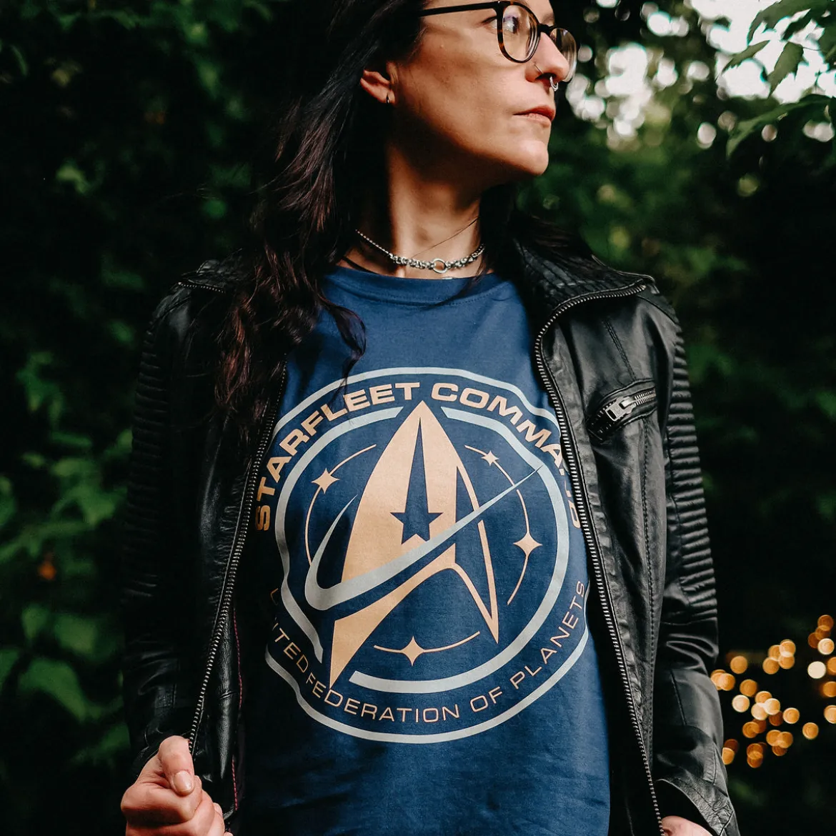 Star Trek - Starfleet Command T‑Shirt blau