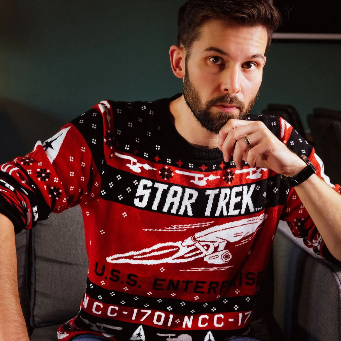 Star Trek - USS Enterprise Strickpullover