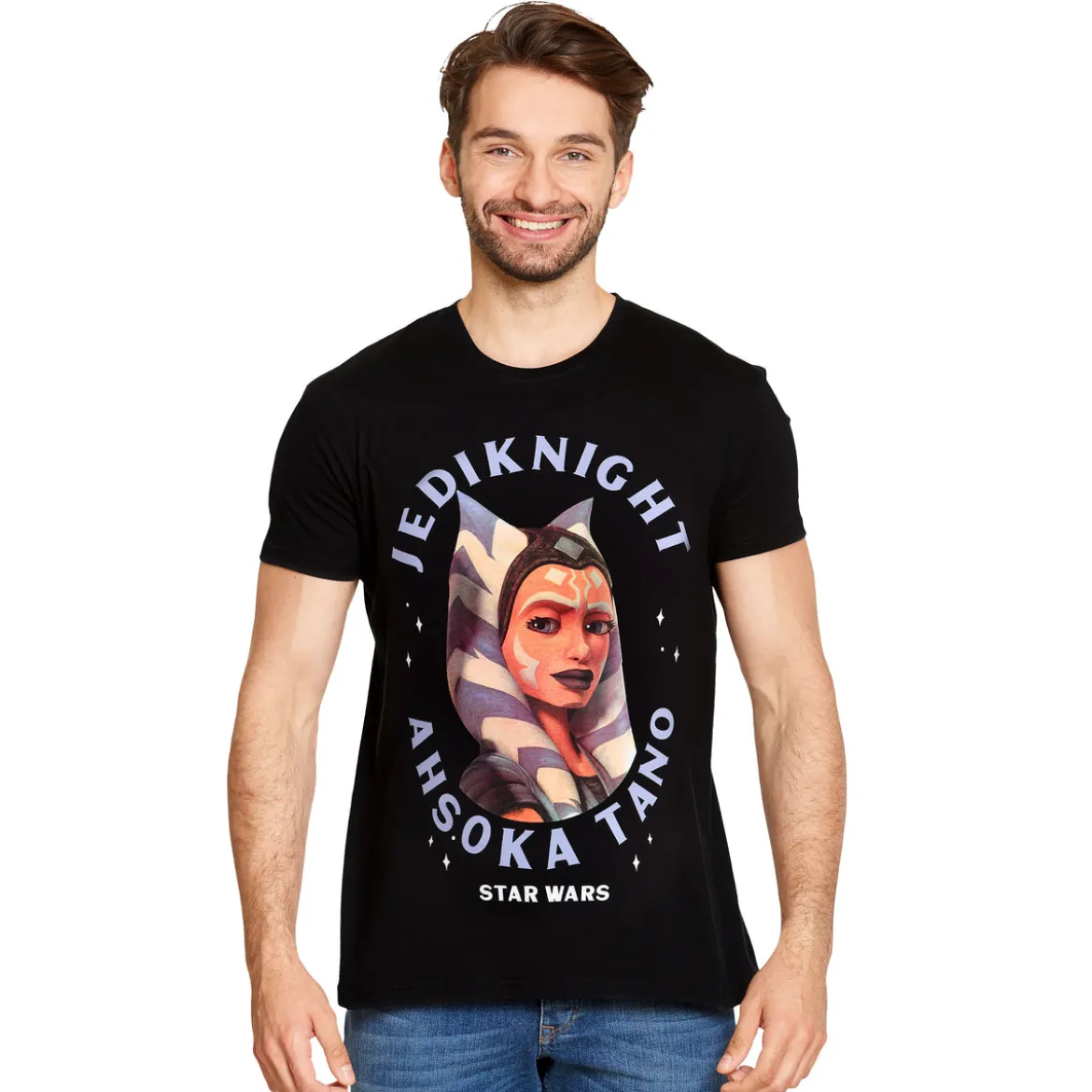 Star Wars - Ahsoka Tano Face T-Shirt schwarz