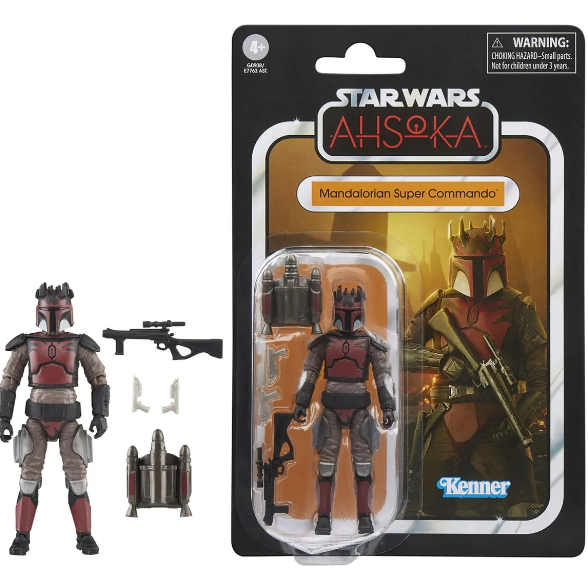 Star Wars: Ahsoka Vintage Collection Actionfigur Mandalorian Super Commando 10 cm