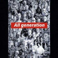 Star Wars - All Generation T-Shirt schwarz