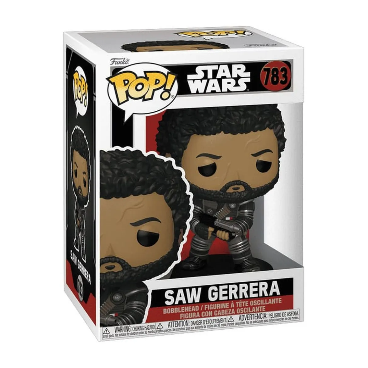 Star Wars: Andor POP! TV Vinyl Figur Saw Gerrera 9 cm