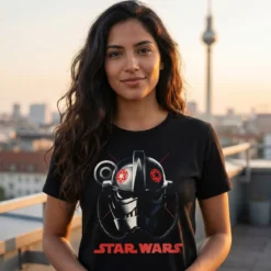 Star Wars - Andor Tie Avenger Helm T-Shirt schwarz