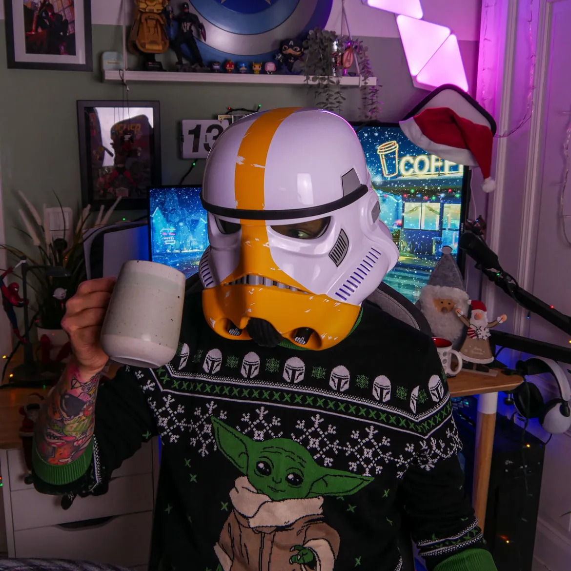 Star Wars - Artillery Stormtrooper Helm Replik mit Stimmenverzerrer