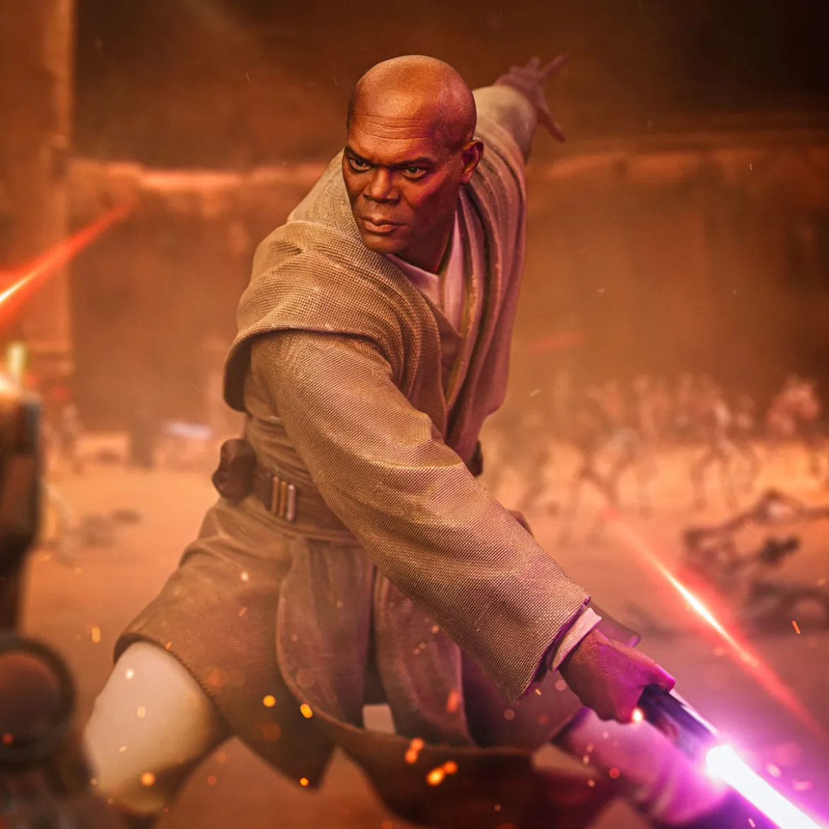 Star Wars Art Scale Statue 1/10 Mace Windu 18 cm