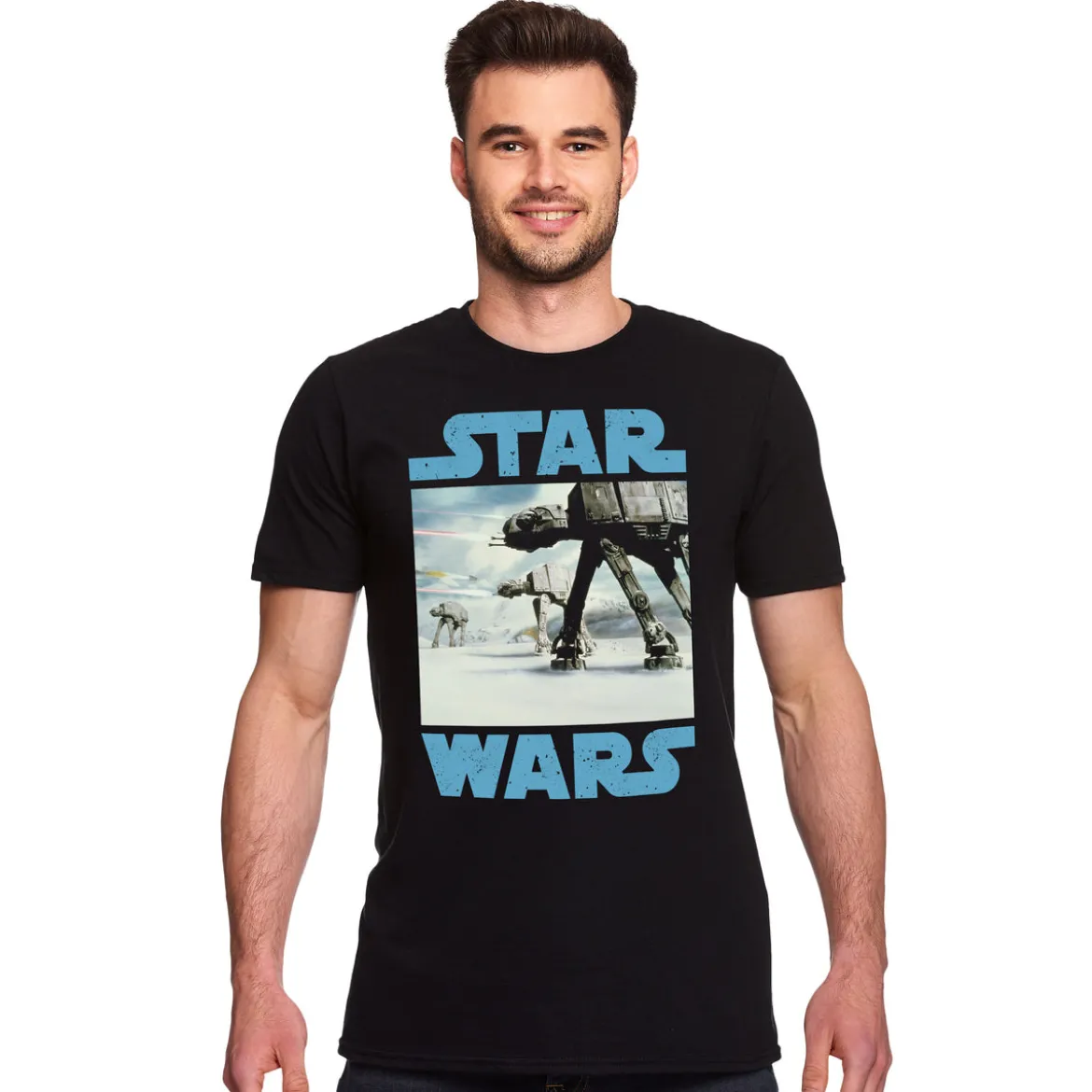 Star Wars - AT-AT auf Hoth T-Shirt schwarz
