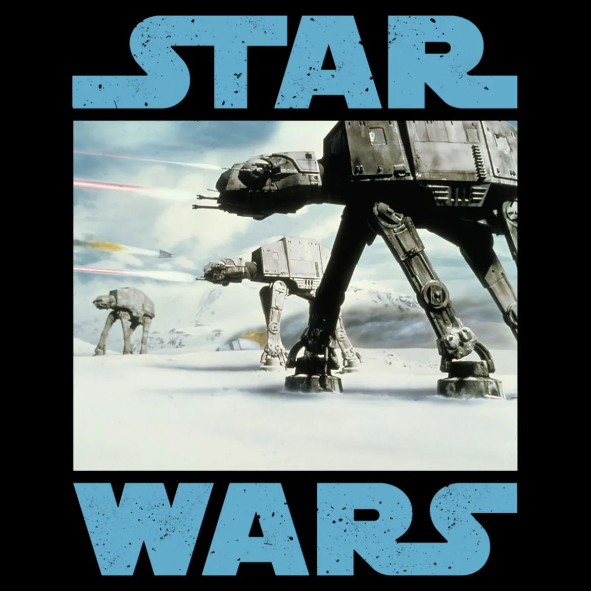 Star Wars - AT-AT auf Hoth T-Shirt schwarz