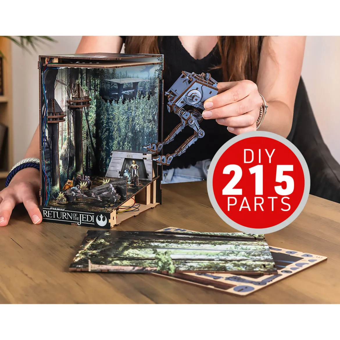 Star Wars - Battle of Endor Nook Modell Bausatz Holz