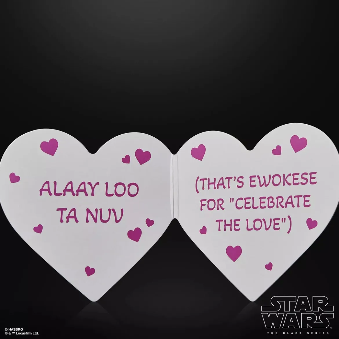 Star Wars Black Series Actionfigur Ewok (Valentine’s Day Edition) 15 cm