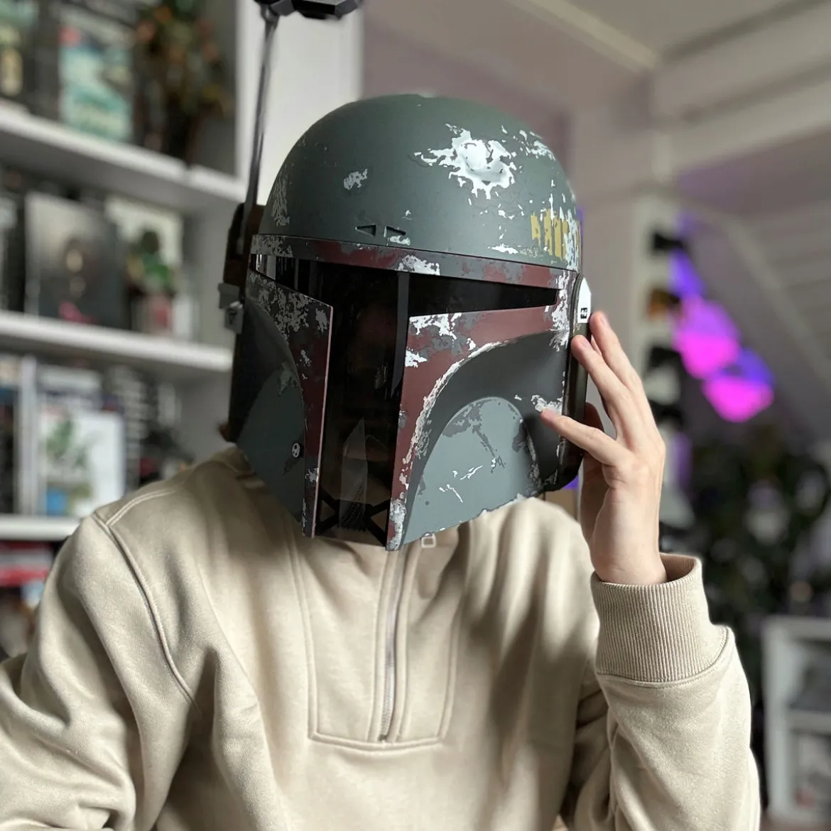 Star Wars - Boba Fett Helm Premium Replik mit Lichteffekten