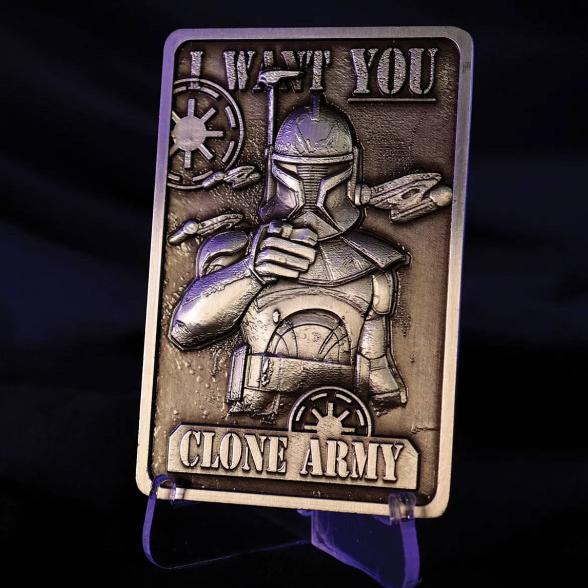 Star Wars - Captain Rex Clone Army Metallbarren Replik limitiert