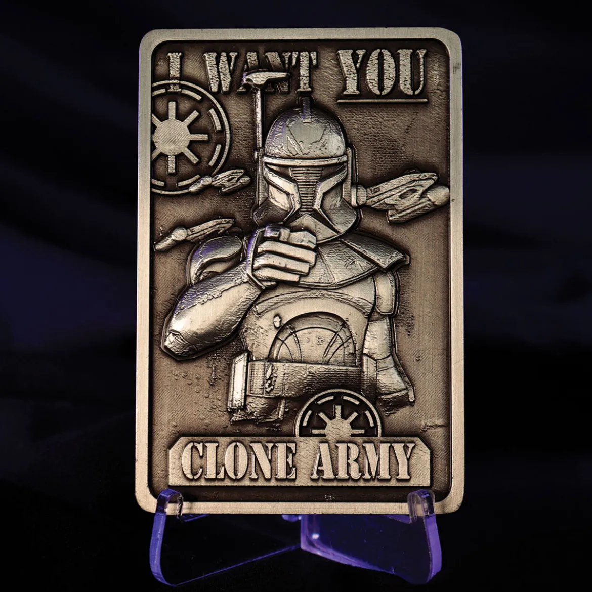 Star Wars - Captain Rex Clone Army Metallbarren Replik limitiert