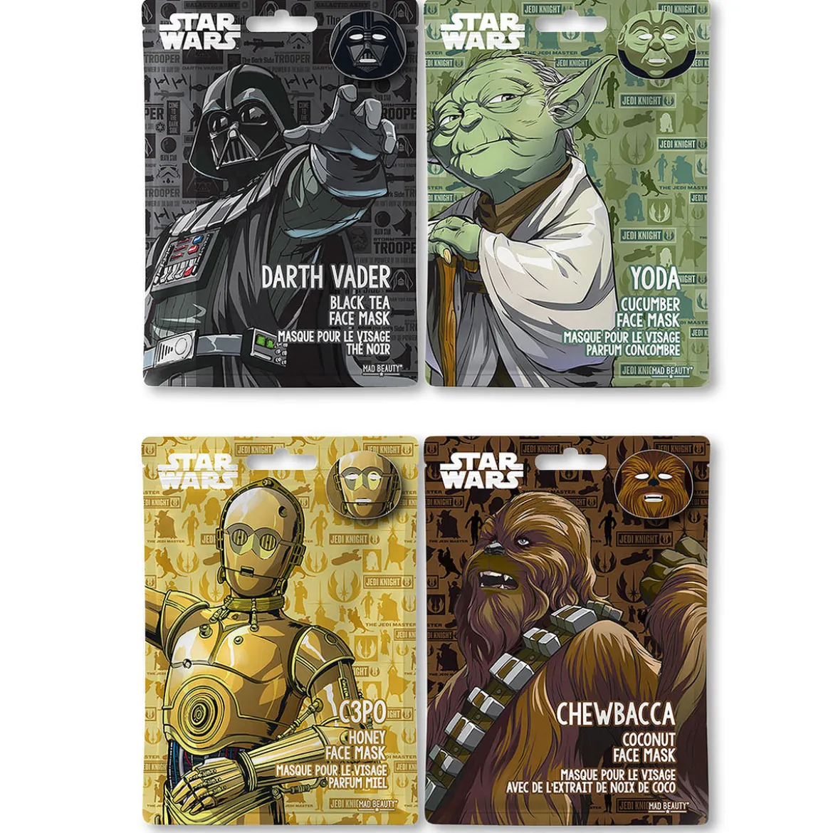 Star Wars - Characters Sheet Masken 4er Set
